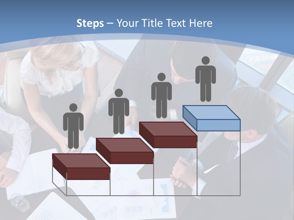 Person Financial Teamwork PowerPoint Template
