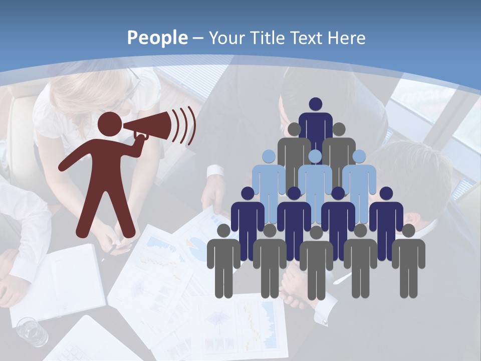 Person Financial Teamwork PowerPoint Template