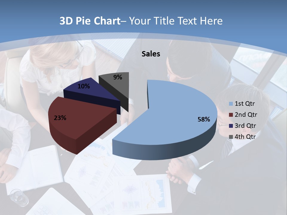 Person Financial Teamwork PowerPoint Template