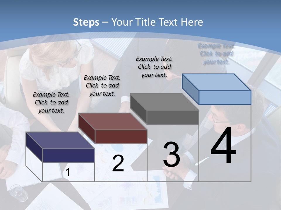Person Financial Teamwork PowerPoint Template