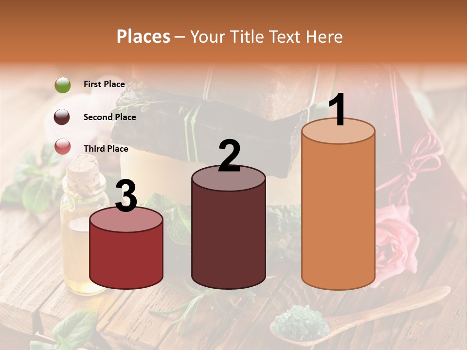 Foam Bath Rose PowerPoint Template