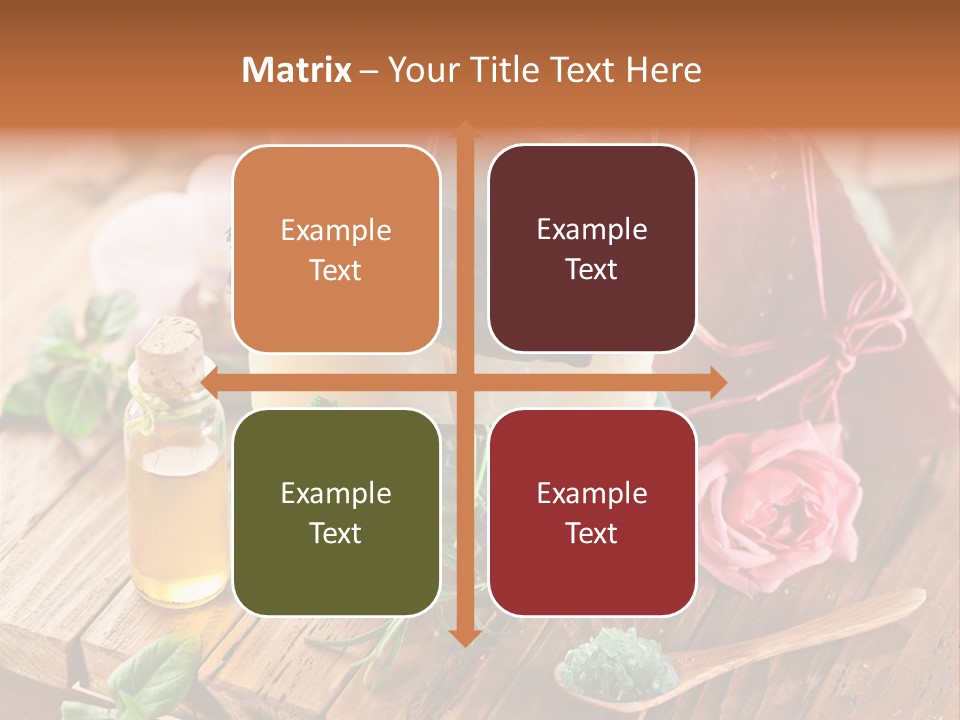 Foam Bath Rose PowerPoint Template