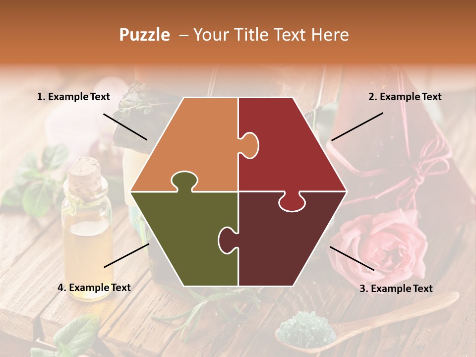 Foam Bath Rose PowerPoint Template