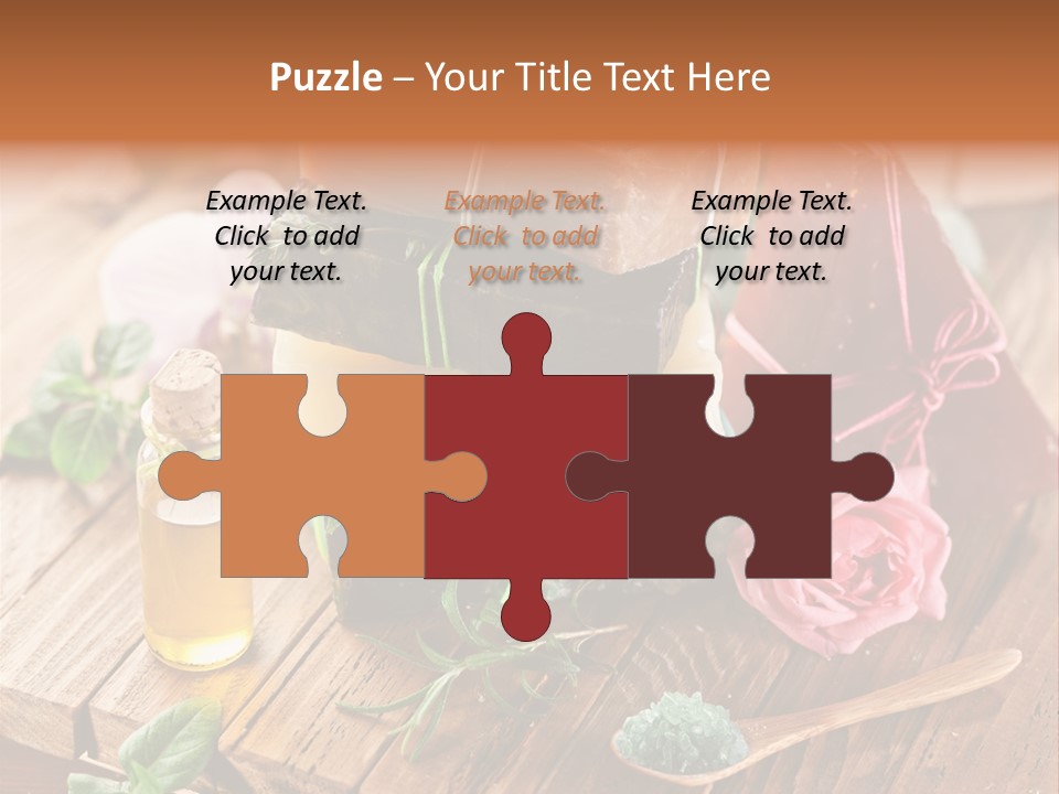 Foam Bath Rose PowerPoint Template