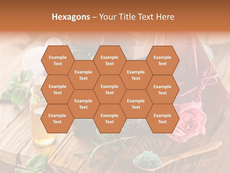 Foam Bath Rose PowerPoint Template