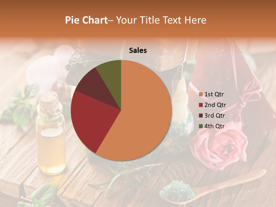 Foam Bath Rose PowerPoint Template