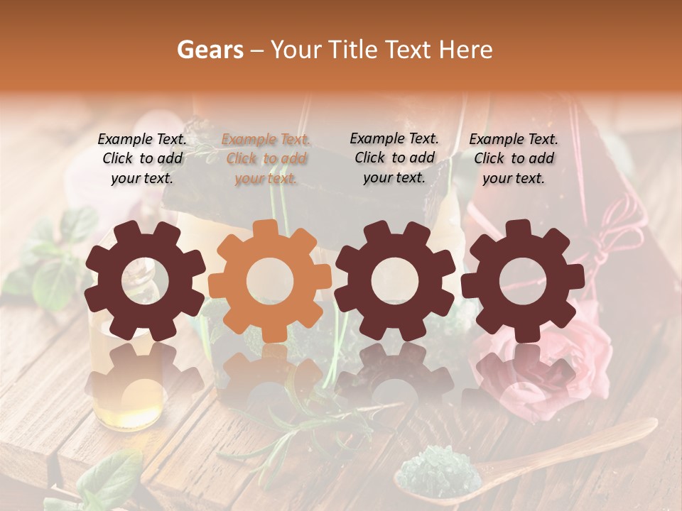 Foam Bath Rose PowerPoint Template