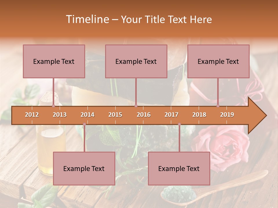 Foam Bath Rose PowerPoint Template