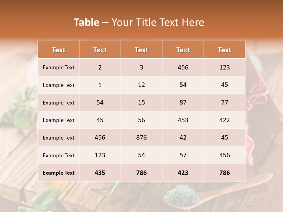 Foam Bath Rose PowerPoint Template