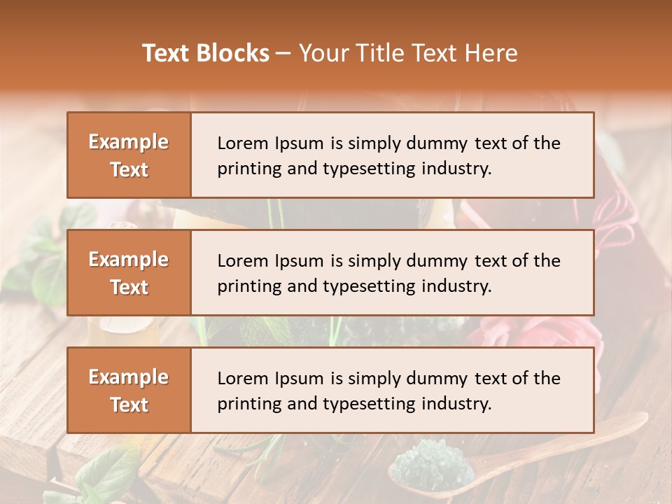 Foam Bath Rose PowerPoint Template