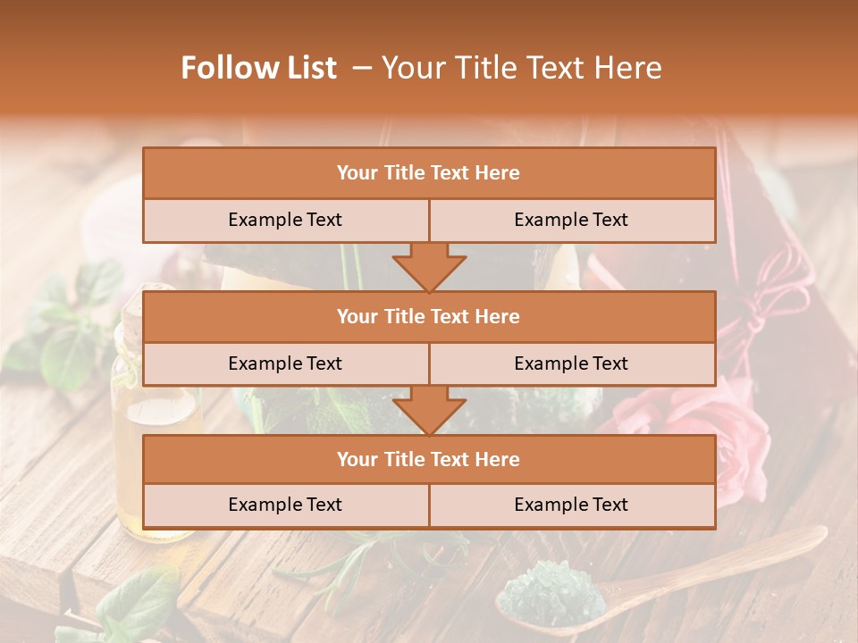 Foam Bath Rose PowerPoint Template