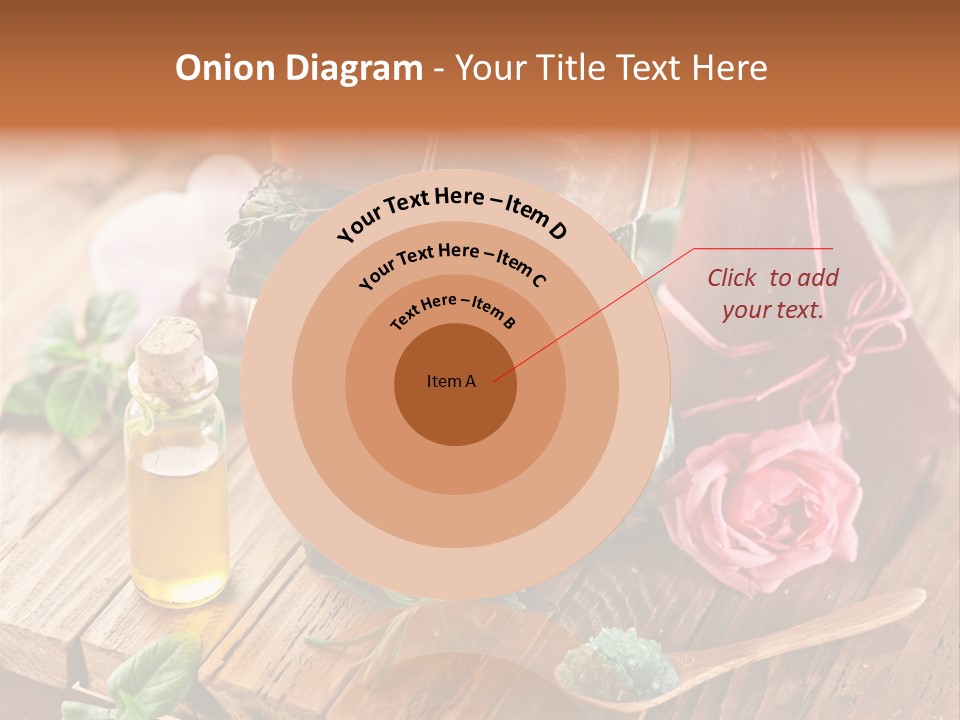 Foam Bath Rose PowerPoint Template