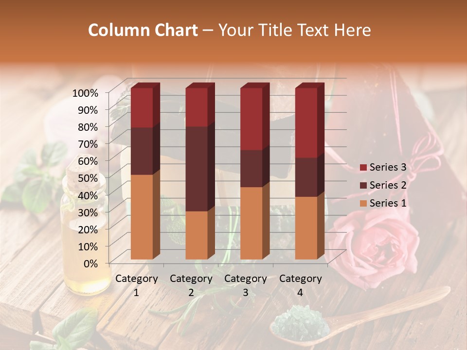 Foam Bath Rose PowerPoint Template