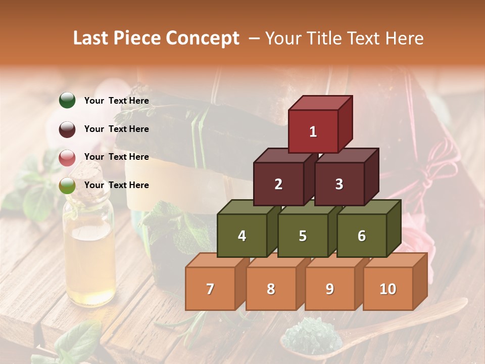 Foam Bath Rose PowerPoint Template