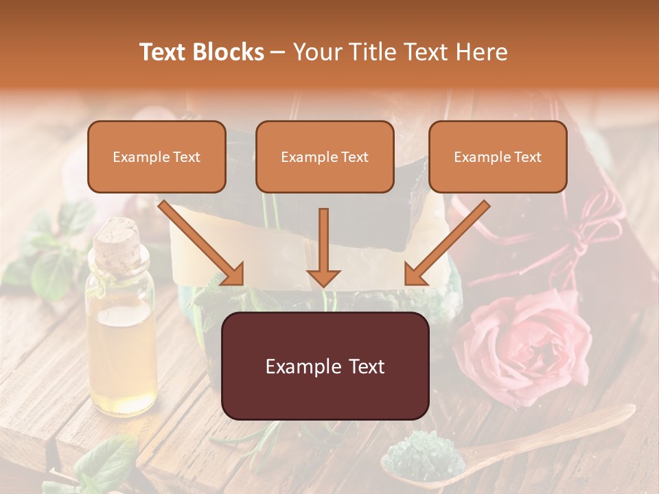 Foam Bath Rose PowerPoint Template