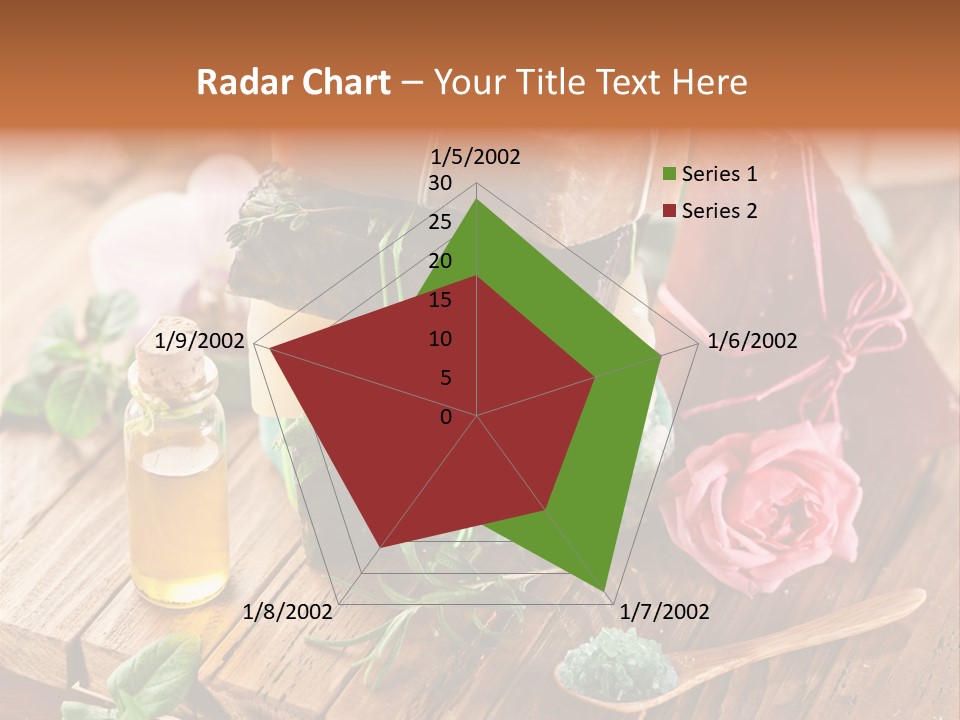 Foam Bath Rose PowerPoint Template