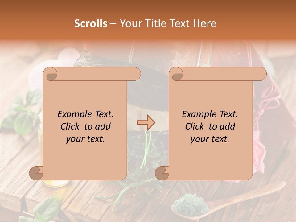 Foam Bath Rose PowerPoint Template