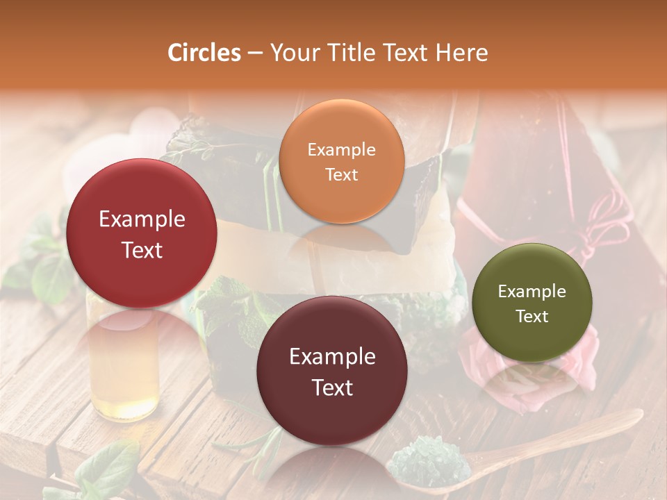 Foam Bath Rose PowerPoint Template