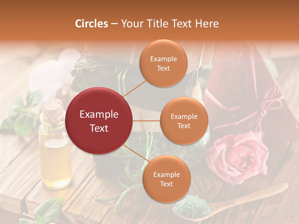 Foam Bath Rose PowerPoint Template