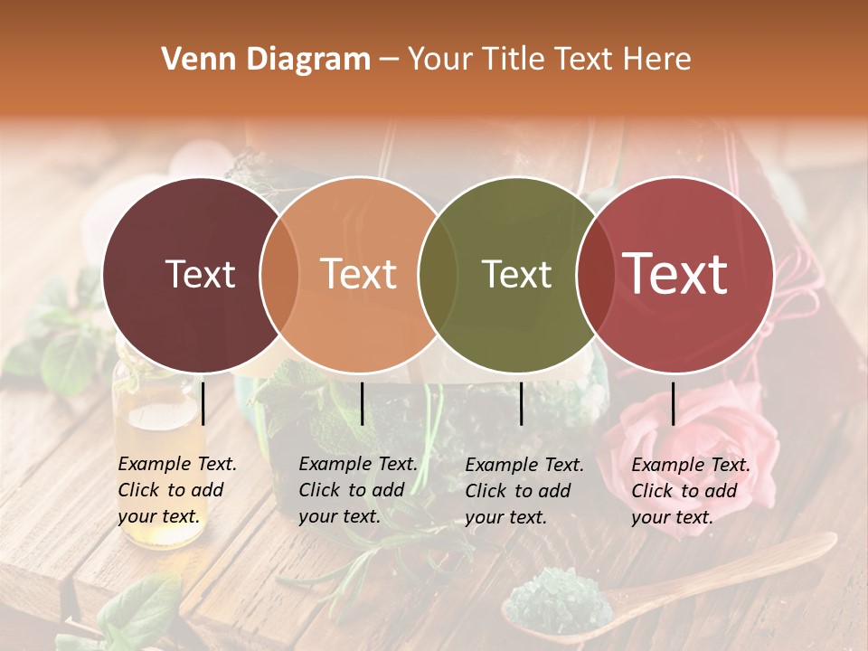 Foam Bath Rose PowerPoint Template