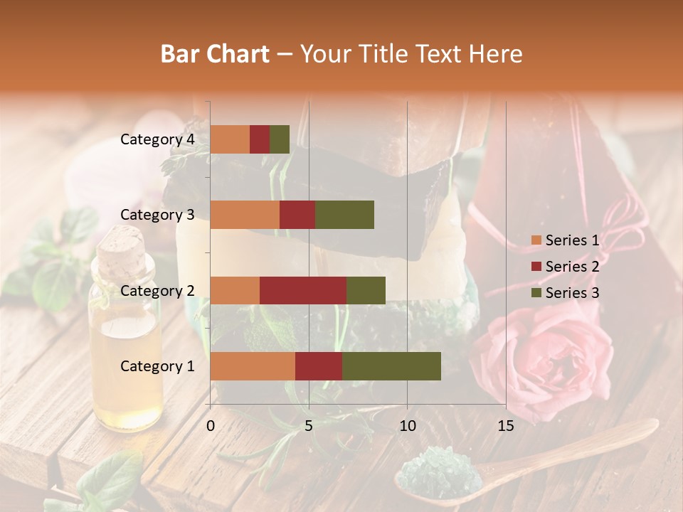 Foam Bath Rose PowerPoint Template