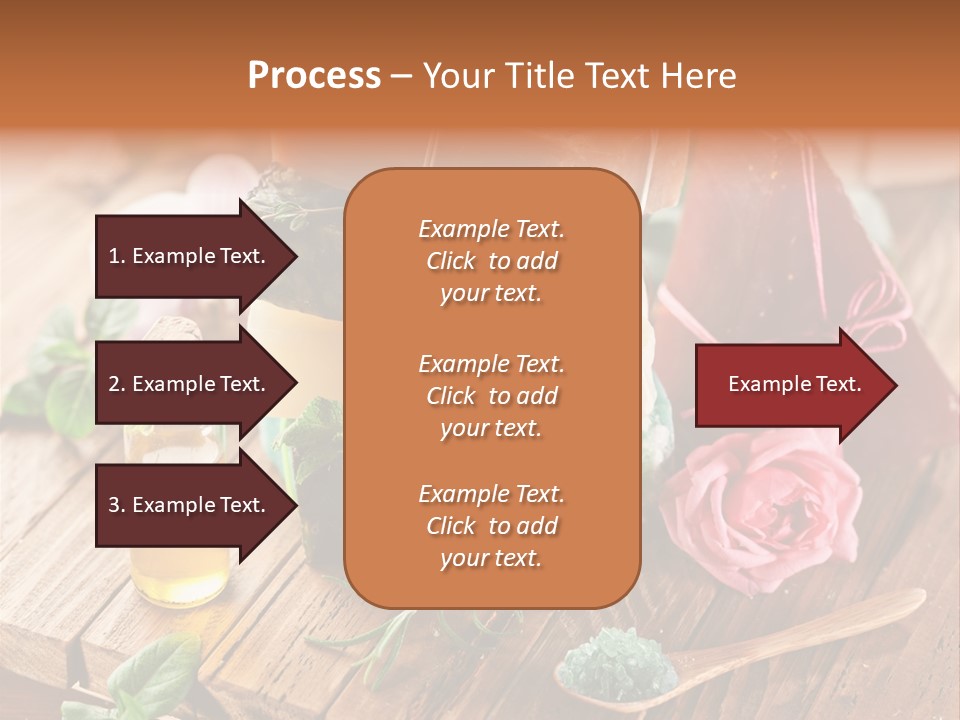 Foam Bath Rose PowerPoint Template