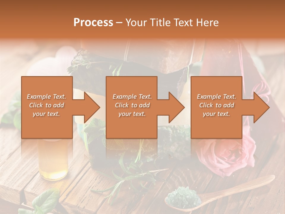 Foam Bath Rose PowerPoint Template