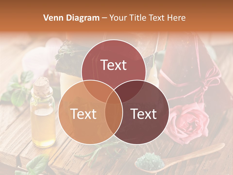 Foam Bath Rose PowerPoint Template