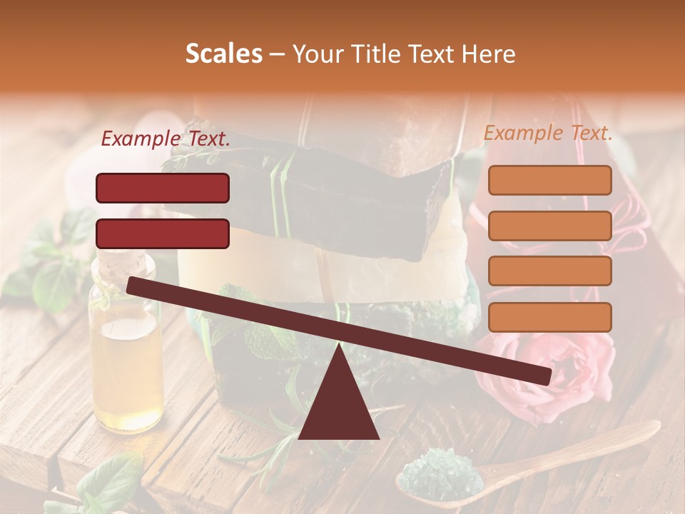 Foam Bath Rose PowerPoint Template