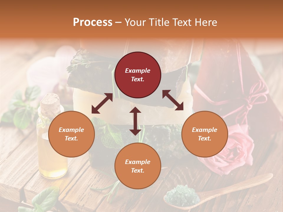 Foam Bath Rose PowerPoint Template