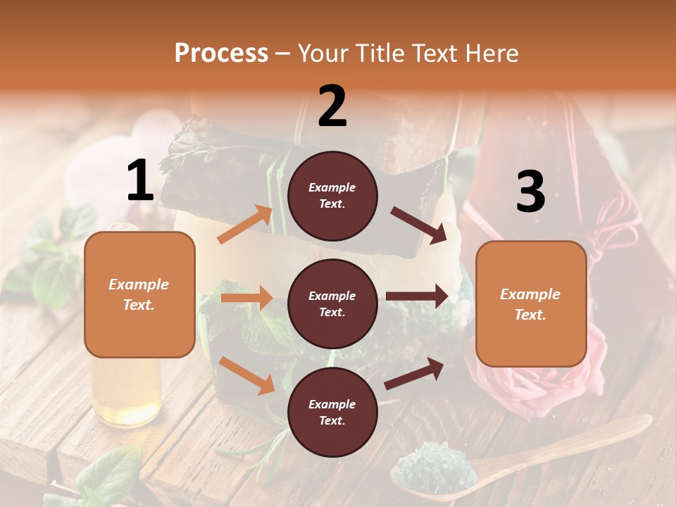 Foam Bath Rose PowerPoint Template