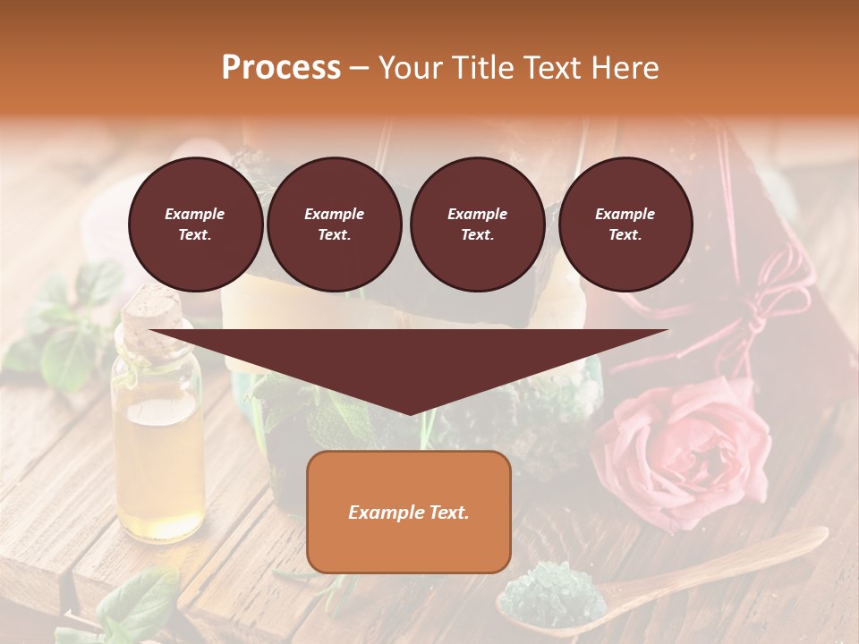 Foam Bath Rose PowerPoint Template