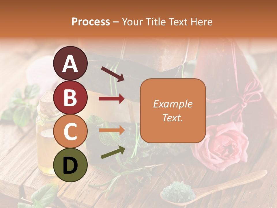 Foam Bath Rose PowerPoint Template