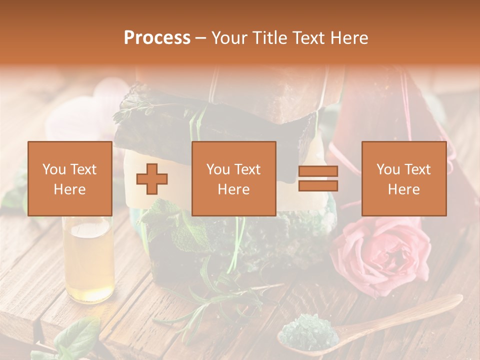 Foam Bath Rose PowerPoint Template