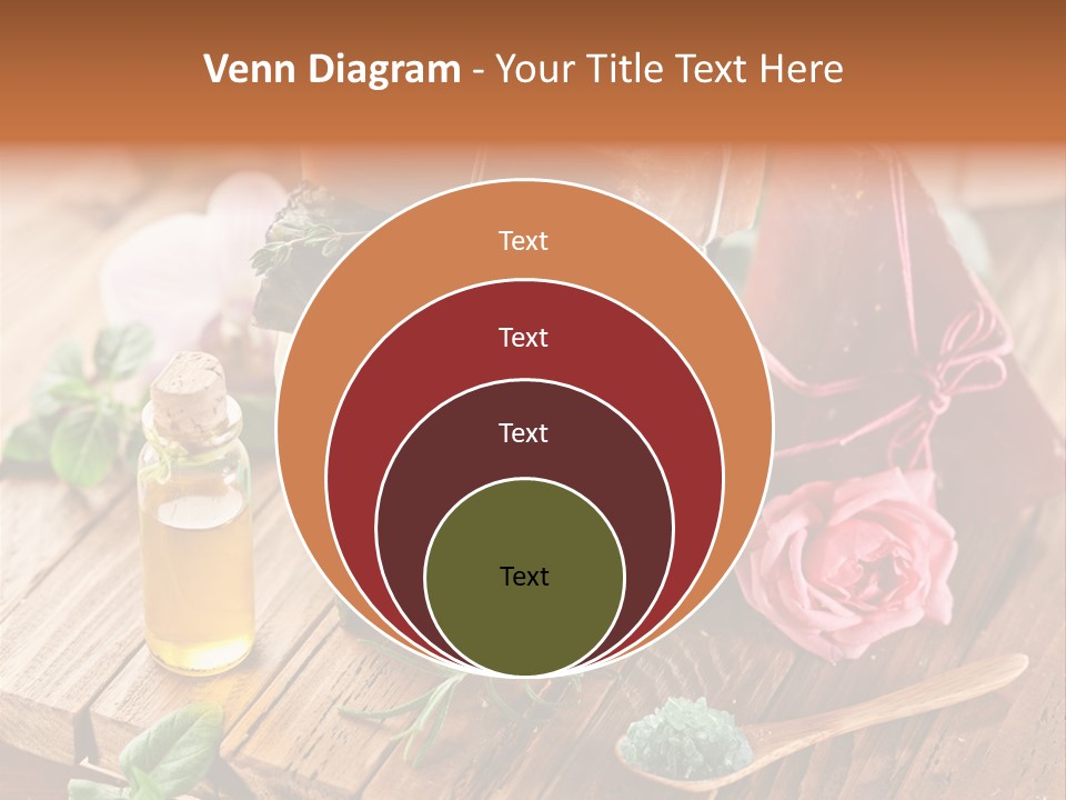 Foam Bath Rose PowerPoint Template
