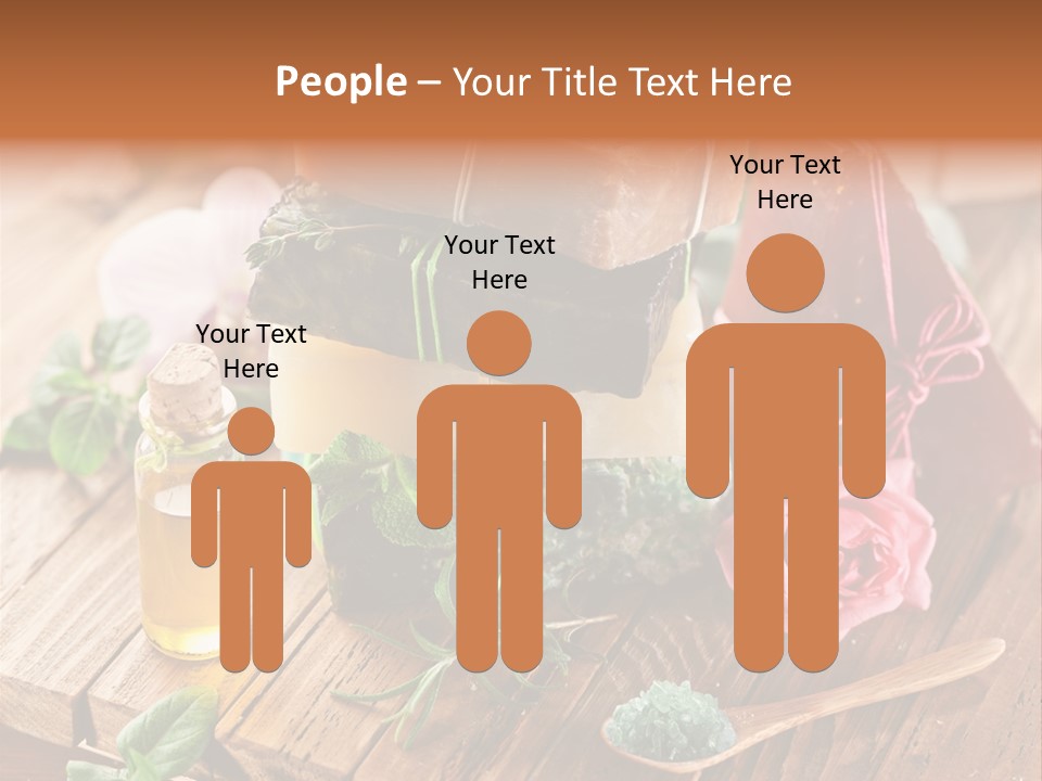 Foam Bath Rose PowerPoint Template