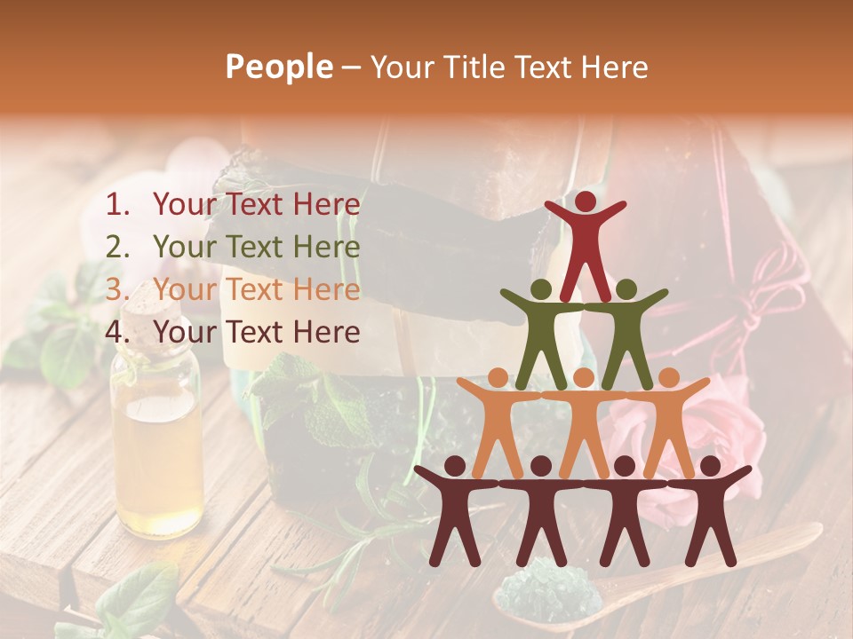 Foam Bath Rose PowerPoint Template