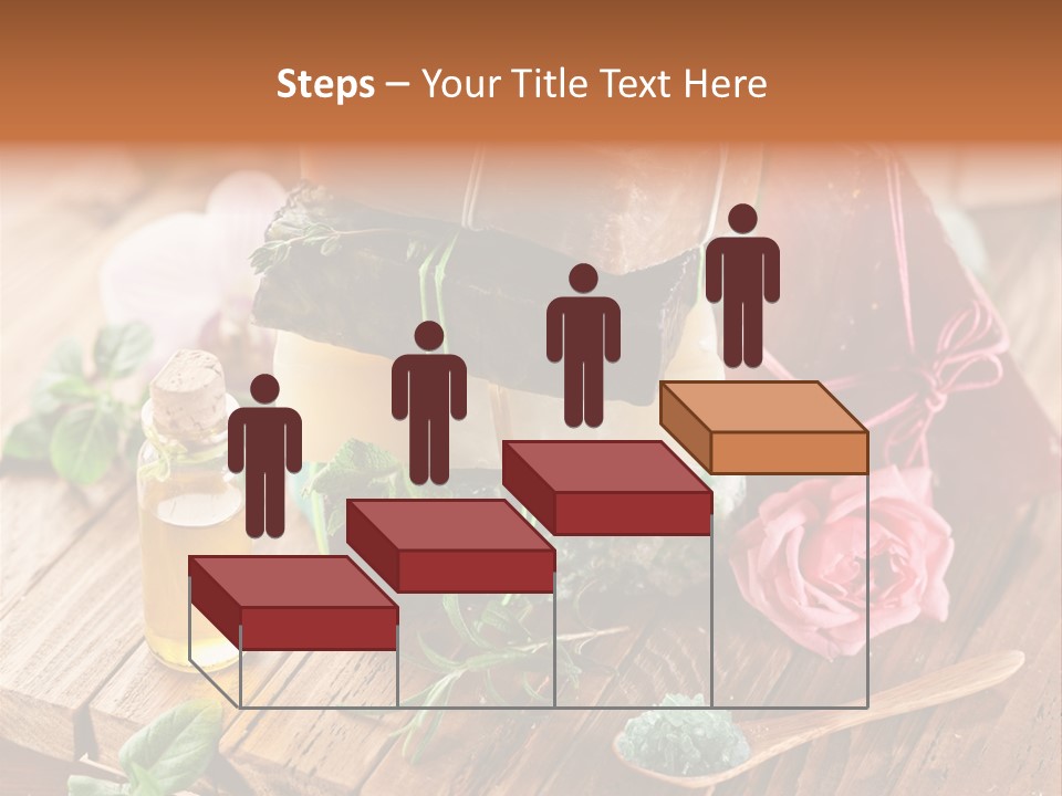 Foam Bath Rose PowerPoint Template