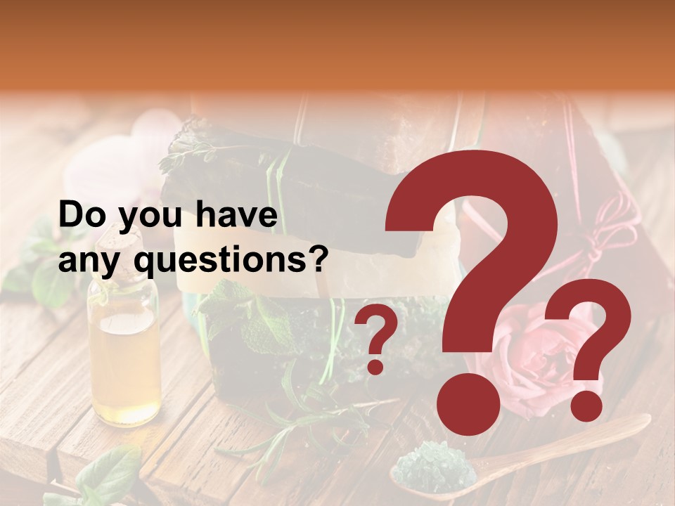 Foam Bath Rose PowerPoint Template