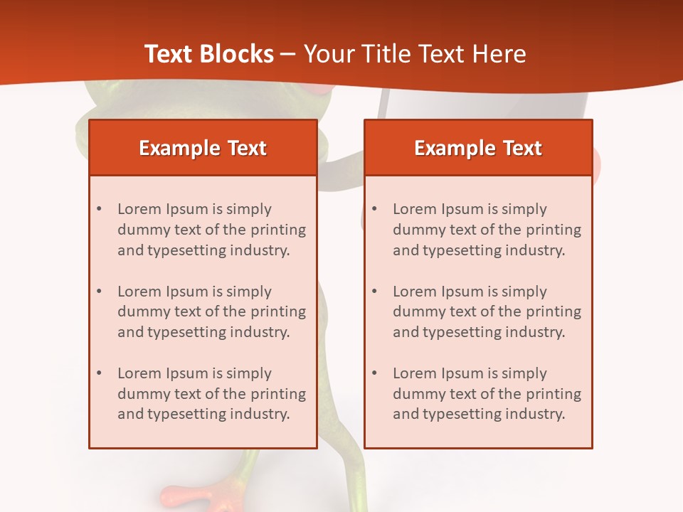 Animal Hop Eye PowerPoint Template