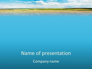 Sky Cultivate Summer PowerPoint Template