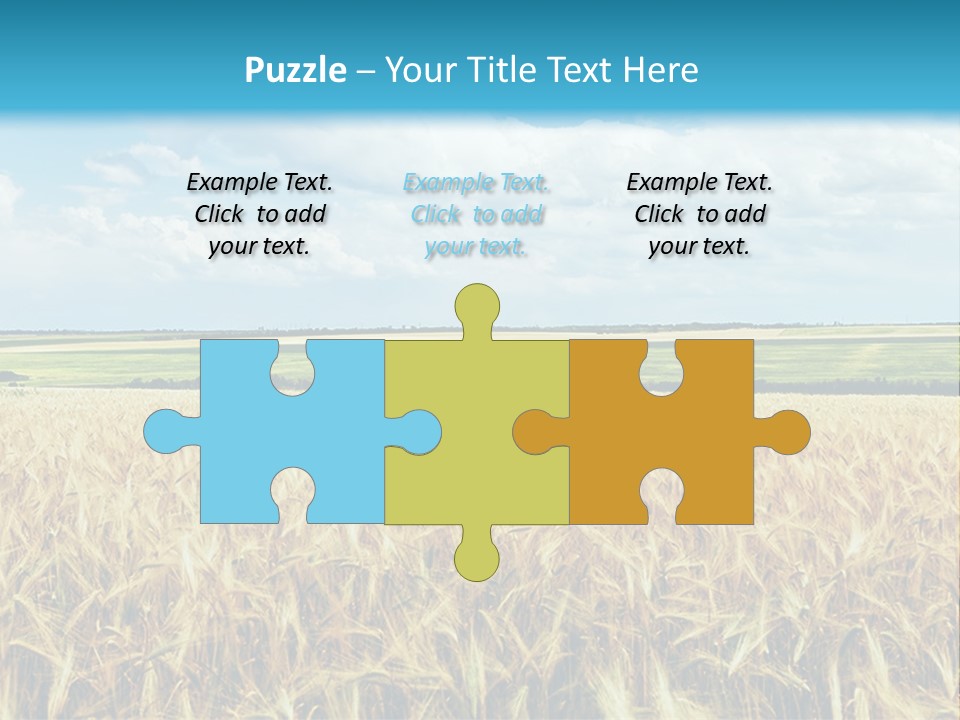 Sky Cultivate Summer PowerPoint Template