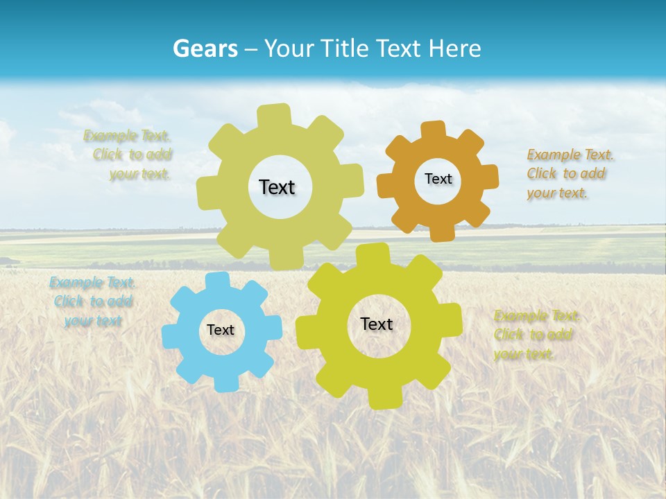 Sky Cultivate Summer PowerPoint Template