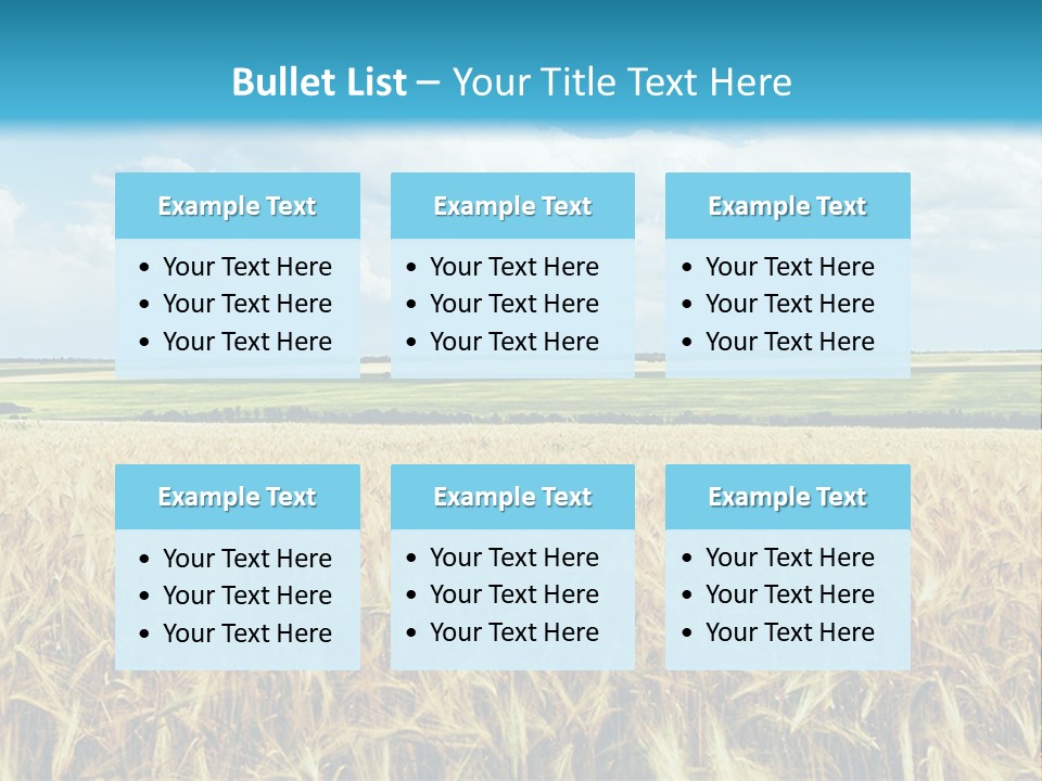 Sky Cultivate Summer PowerPoint Template
