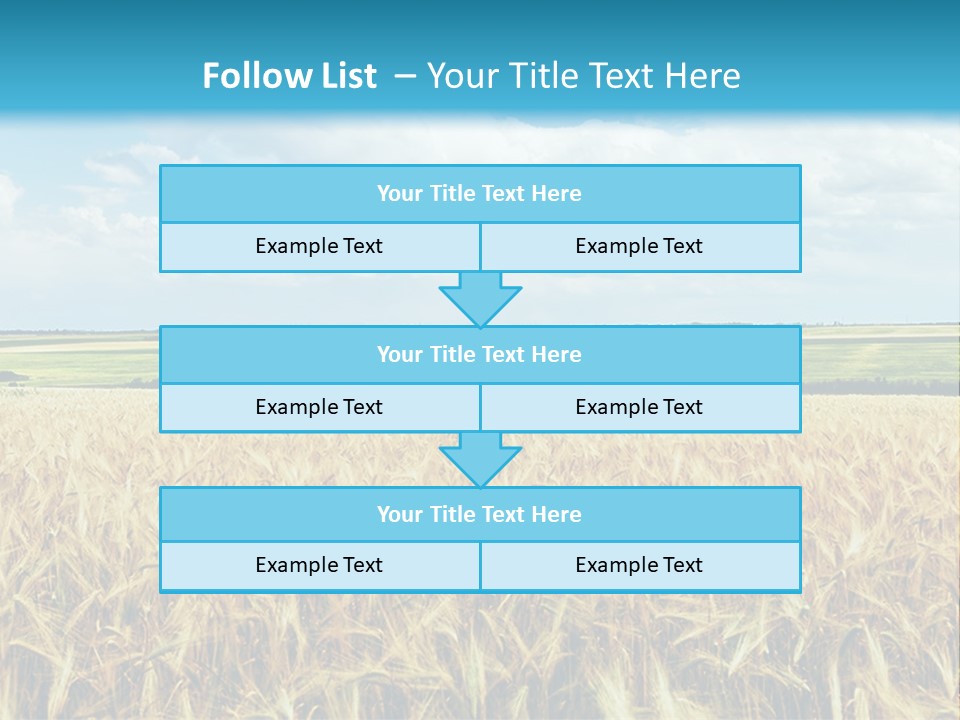 Sky Cultivate Summer PowerPoint Template