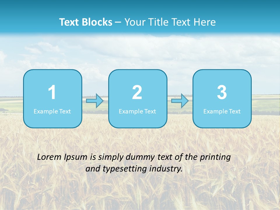 Sky Cultivate Summer PowerPoint Template