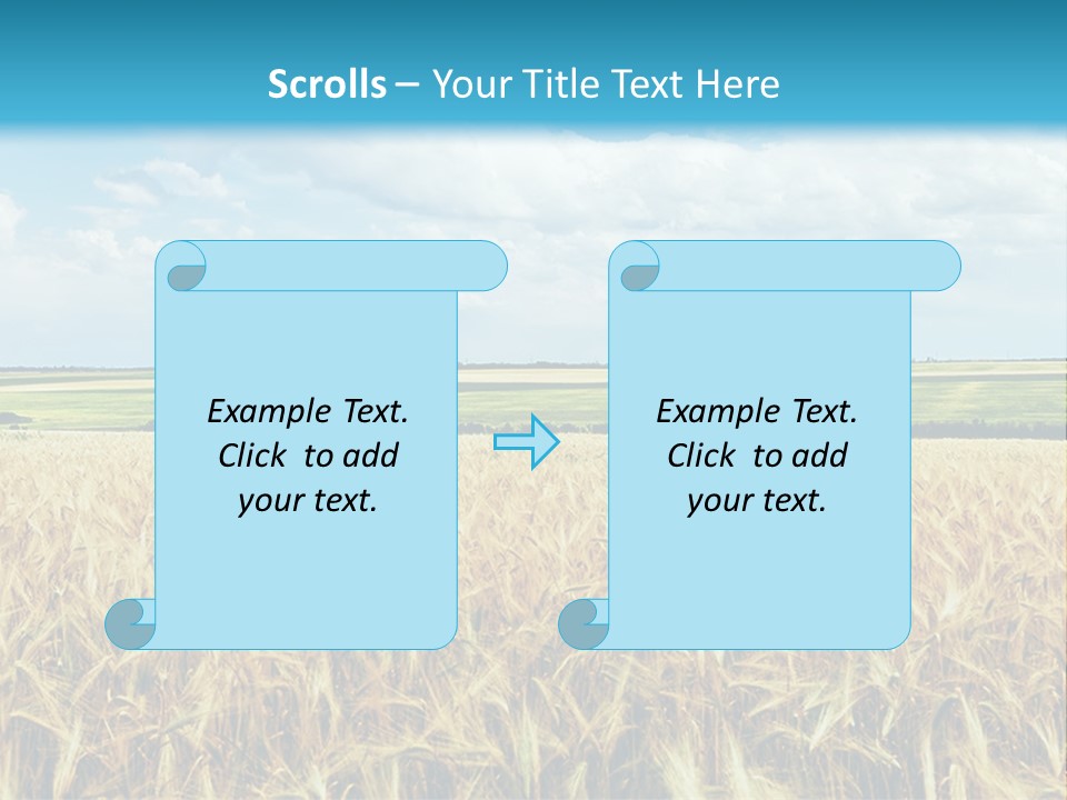 Sky Cultivate Summer PowerPoint Template