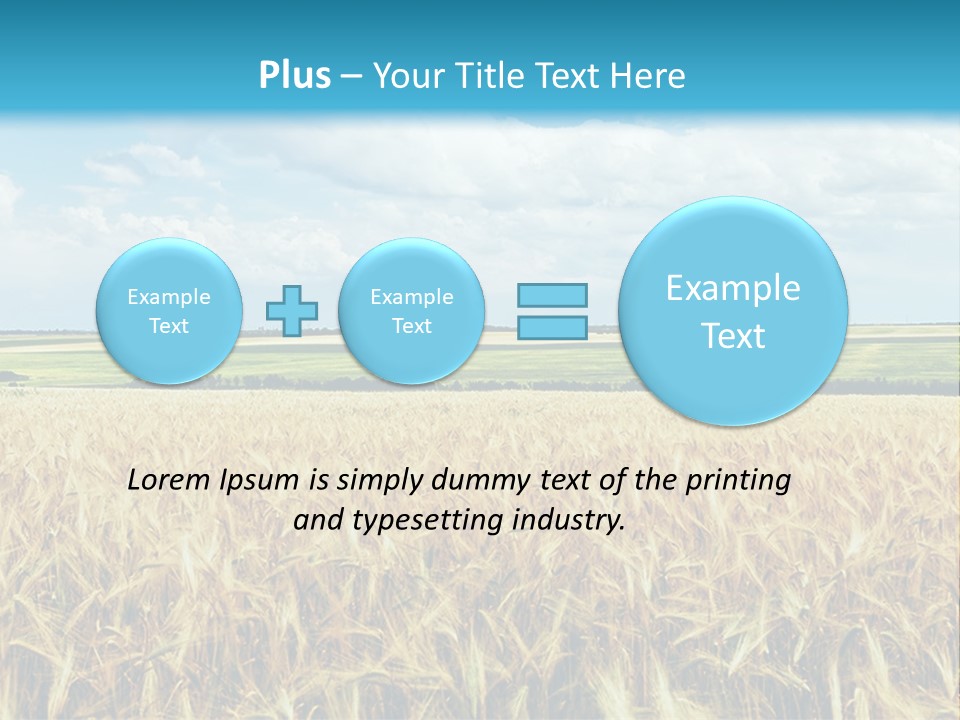 Sky Cultivate Summer PowerPoint Template