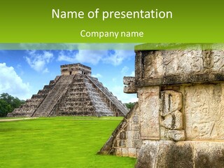 Wonder Mayan Monument PowerPoint Template