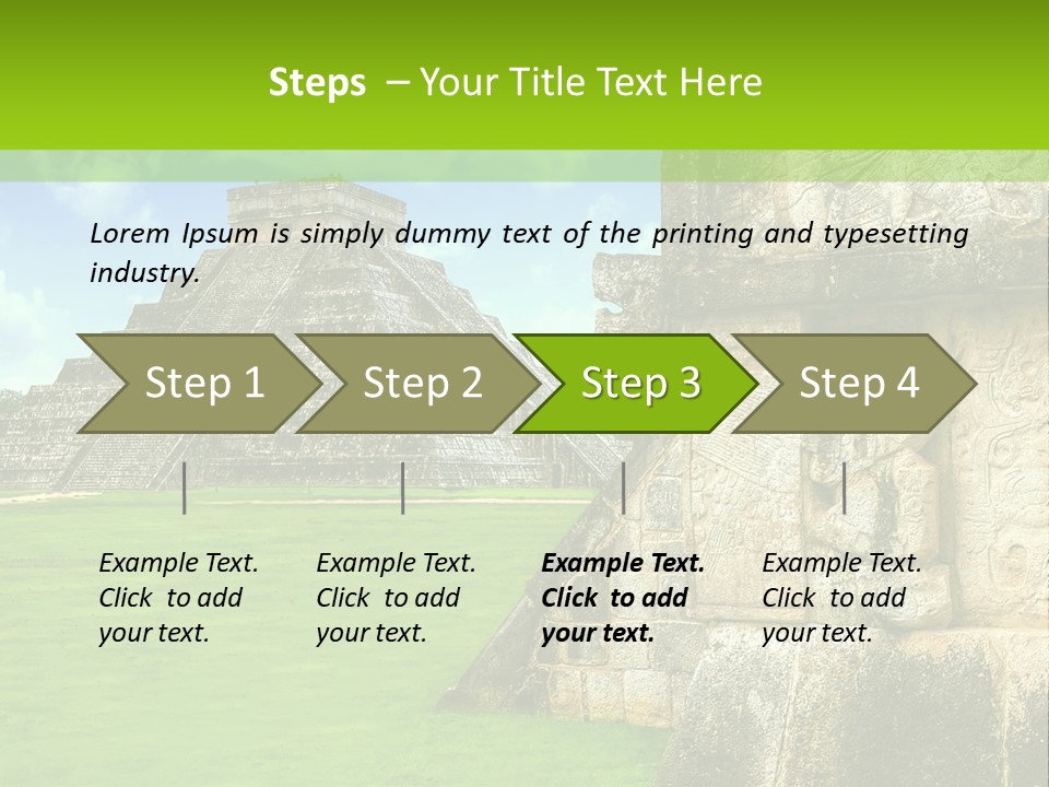Wonder Mayan Monument PowerPoint Template